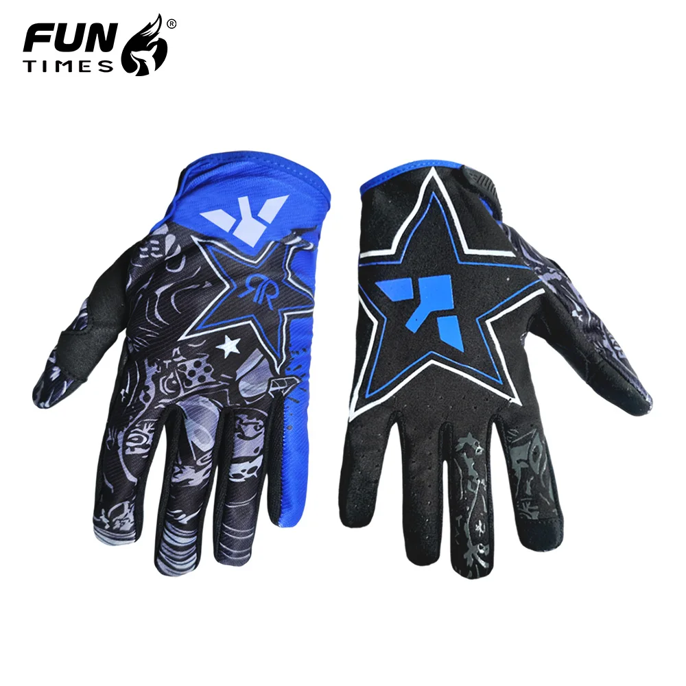 FUNTIMES زوج من قفازات ركوب الدراجات العالمية الرياضية الخارجية الجديدة، عصرية ومتعددة الاستخدامات للدراجات النارية والدراجات وغيرها