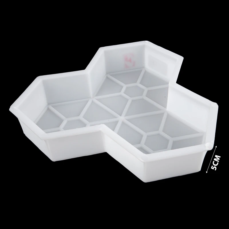 Leaf Path Maker Concrete Molds Garden Pavement Road Paving Brick Mould DIY