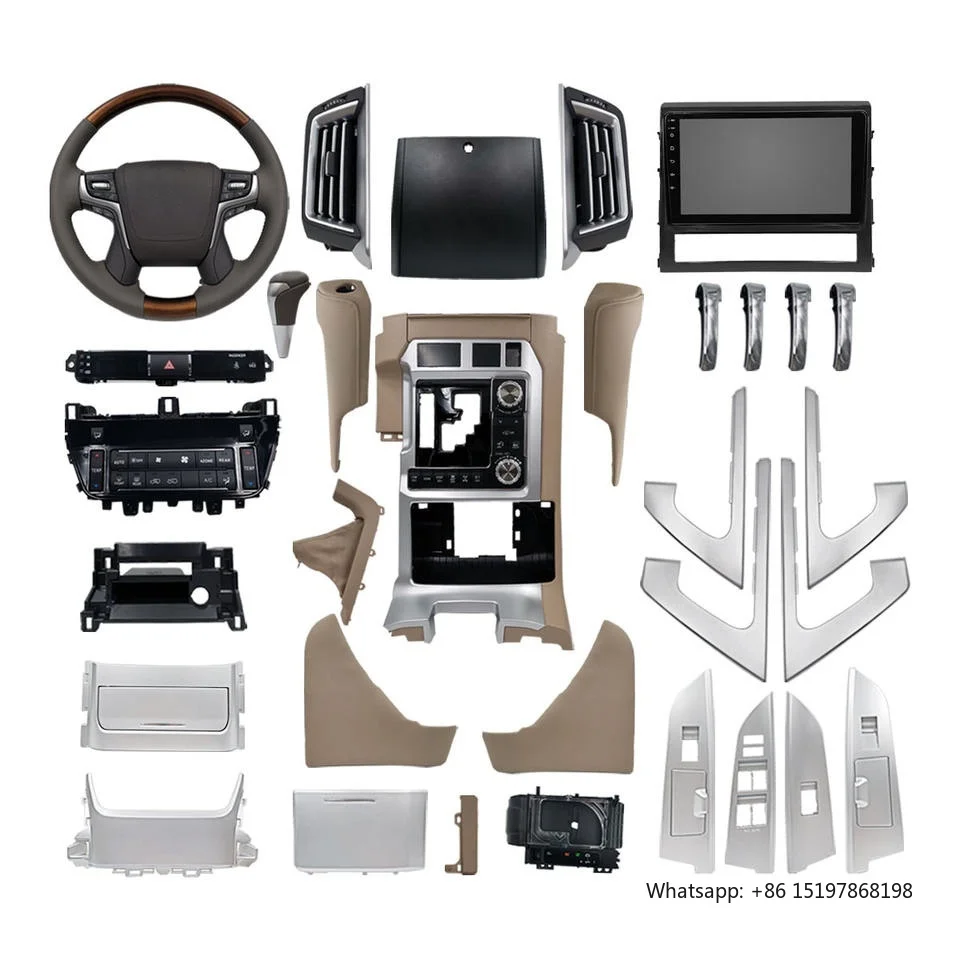 شاشة لوحة القيادة العلامة التجارية LDR الجديدة لعام 2022 لـ 2008-2015 LC200 Facelift مصد الديكور الداخلي المحدث #1