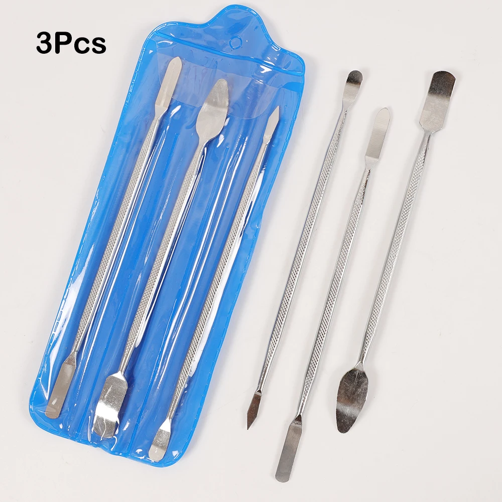 3Pcs Universal Metal Phone Spudger Repair Tools Kit Blades Pry Opening Tool Crowbar Disassemble Kit For Phone Spatula Hand Tools