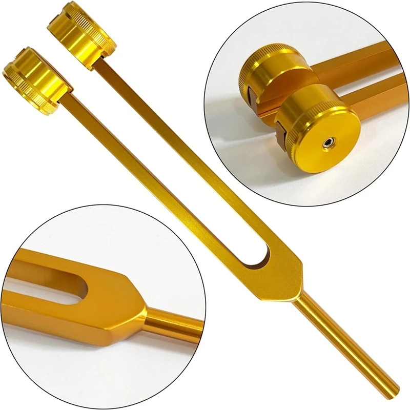 A74E-128Hz Tuning Fork Ear Cleaning Tool,128 Hz Tuning Fork Weighted Tuning Forks For Healing Slider Tuning Fork