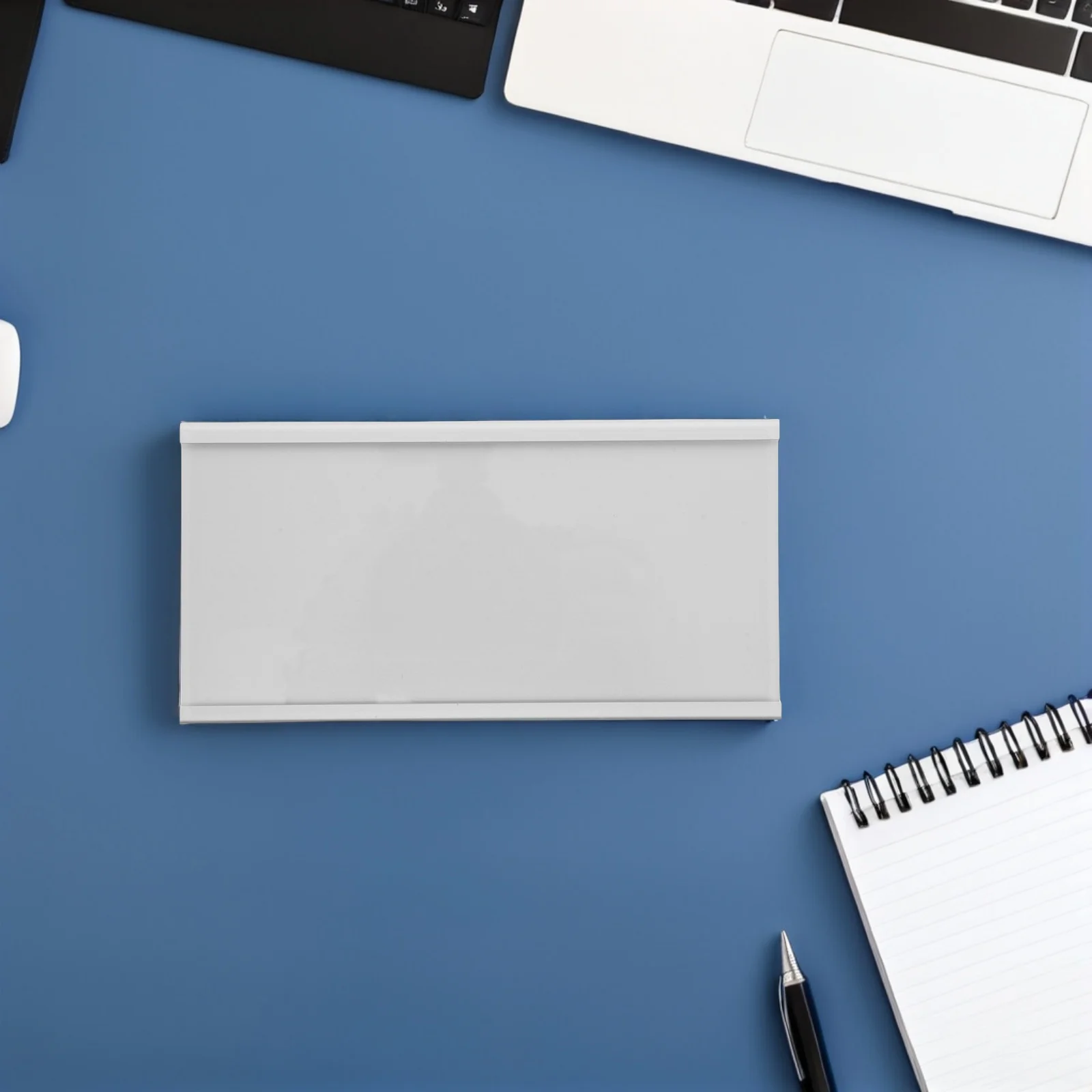 Soporte para placa de identificación de aluminio, soporte de pared de 9x16cm para puerta de oficina, escritorio, etiqueta de nombre del personal profesional para reuniones de negocios