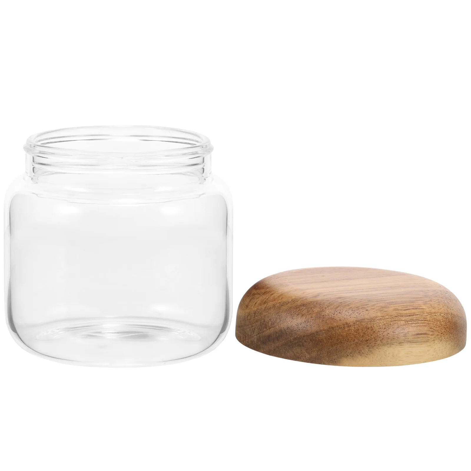 

Glass Jar Containers 250ml Food Grade Storage Canister for Honey Jam Coffee Grain Tea Sugar Dry Fruits Wide Mouth Sealed