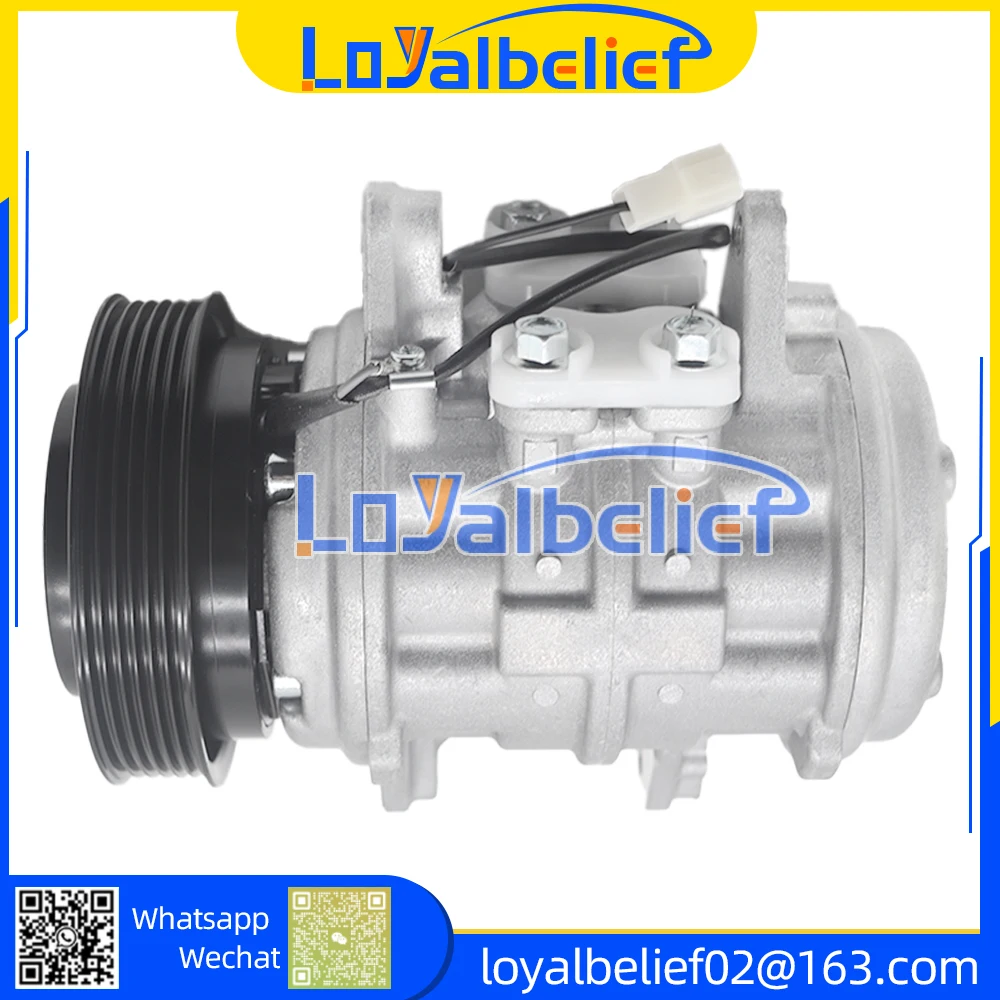 

FOR AC Compressor For Porsche 944 1991-1985 4Cyl 2.5L 2.7L 3.0L 1985-1990 57343 6PK Air Conditioning Compressor Pump With Pulley