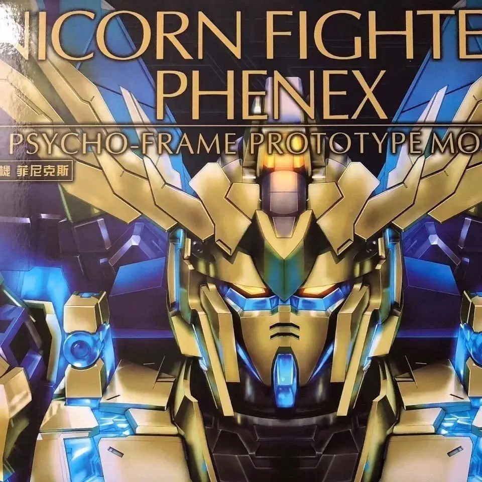 Daban Pg 1/60 Unicorn Fighter 03 Phenex Full Psycho Frame Prototype Mobile Suit Narrtive Version Assembly Model Action Figure