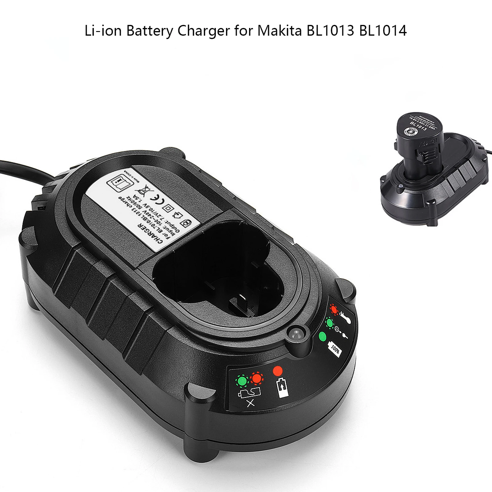 For Makita BL1013 BL1014 10.8V-12V Lithium-ion Batteries DC10WA Electrical Drill Screwdriver Tools Power Supply Charger