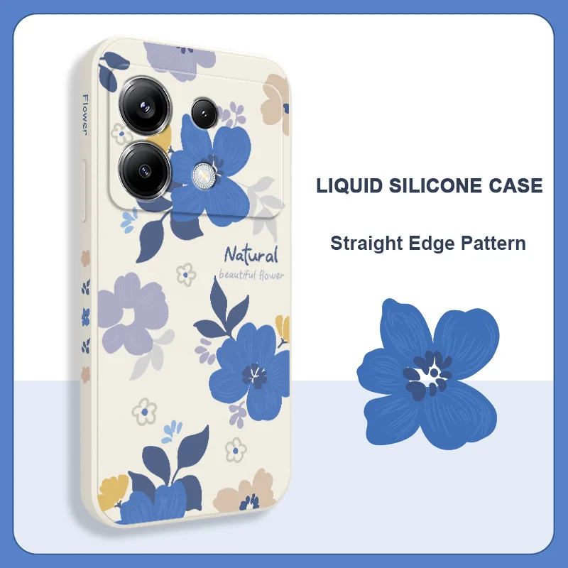 Little Orchid Phone Case For Xiaomi Poco X7 X6 F6 M6 M5 M5S F5 X5 F4 X4 M4 F3 M3 X3 Pro 4G 5G GT Silicone Cover