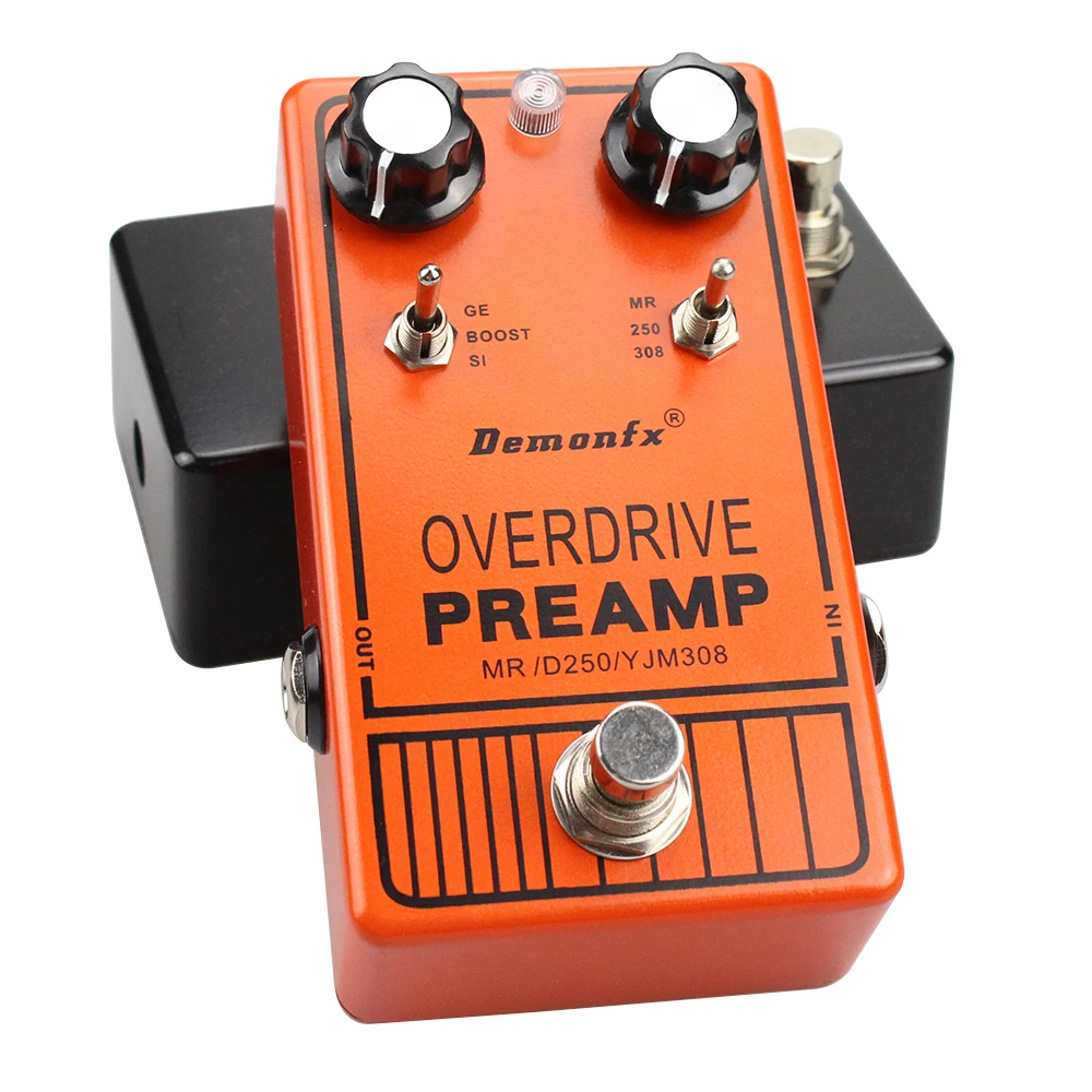 NEW Demonfx YJM308 High Quality Guitar Effect Pedal Overdrive Distortion Preamp Based on DOD250 Distortion