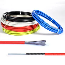 1/2/3m Bicycle Brake Cables Shift Cable Wire For Bicycle 4mm/5mm MTB Road Bike Shifters Derailleur Brake Cable Line Pipe Cycling