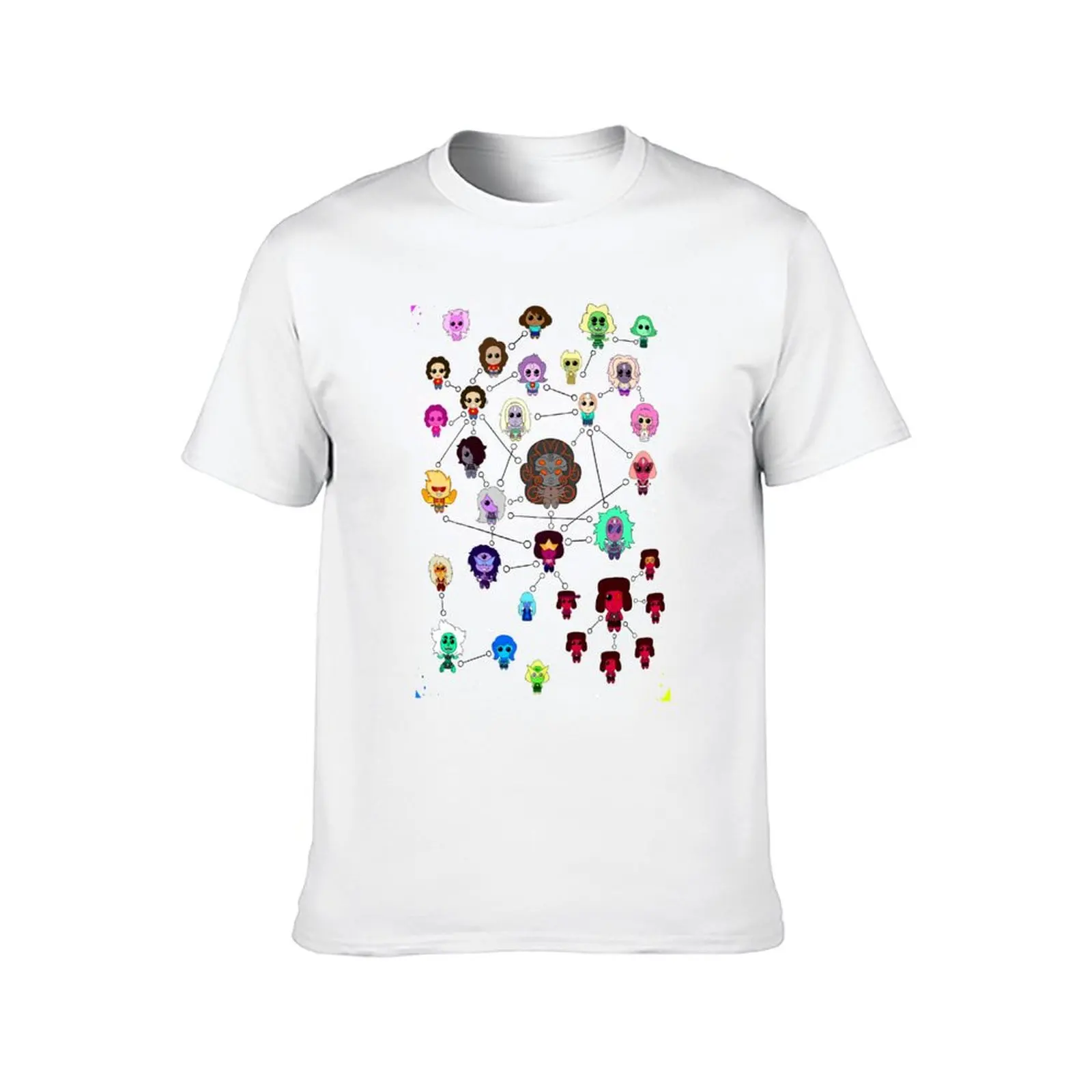 تي شيرت ستيفن يونيفرس فيوجن فلو كارت تي شيرت مطبوع حسب الطلب تي شيرت للرجال بقصة ضيقة