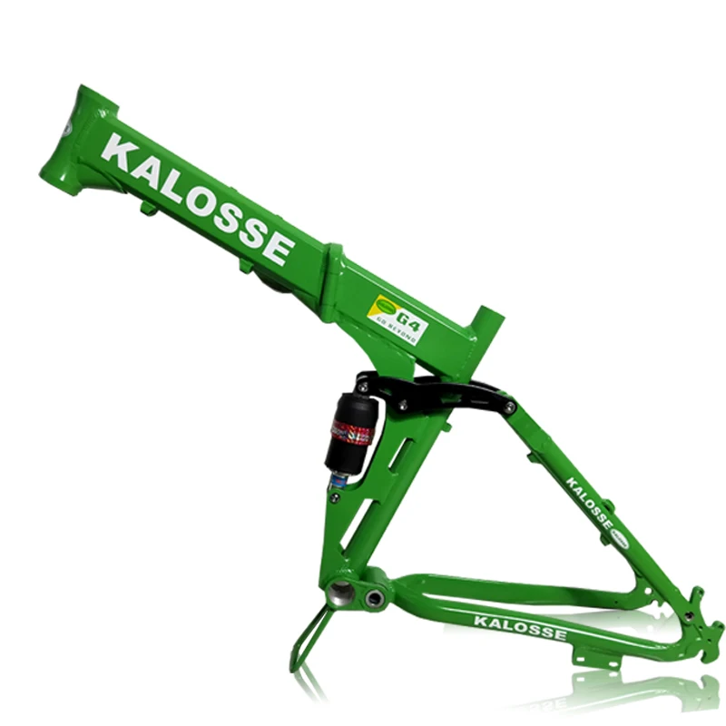 Kalosse-Foldable Mountain Bike Frame, Aluminum Alloy, 68mm Bracket Bottom, 17Inches