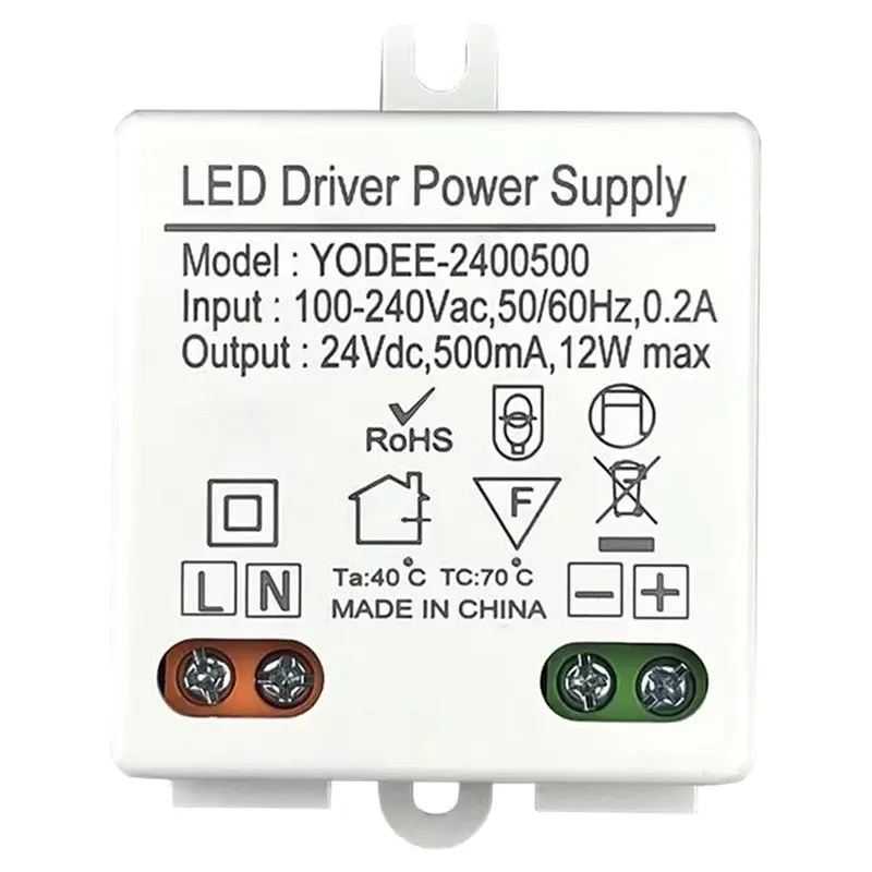 ABKP-LED Light Strip Driver LED Lighting Transformer For LED Light Strip 3528 5050 Power Supply