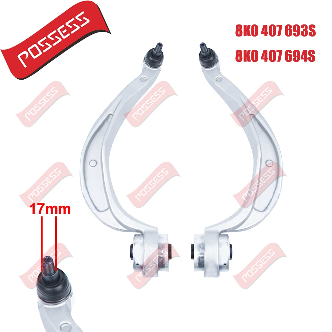 6 Pieces Front Axle Left or Right Suspension Control Arm Ball Joint Stabilizer Link Kits For Audi A4 8K2 8K5 B8 A5 8F7 8TA Q5