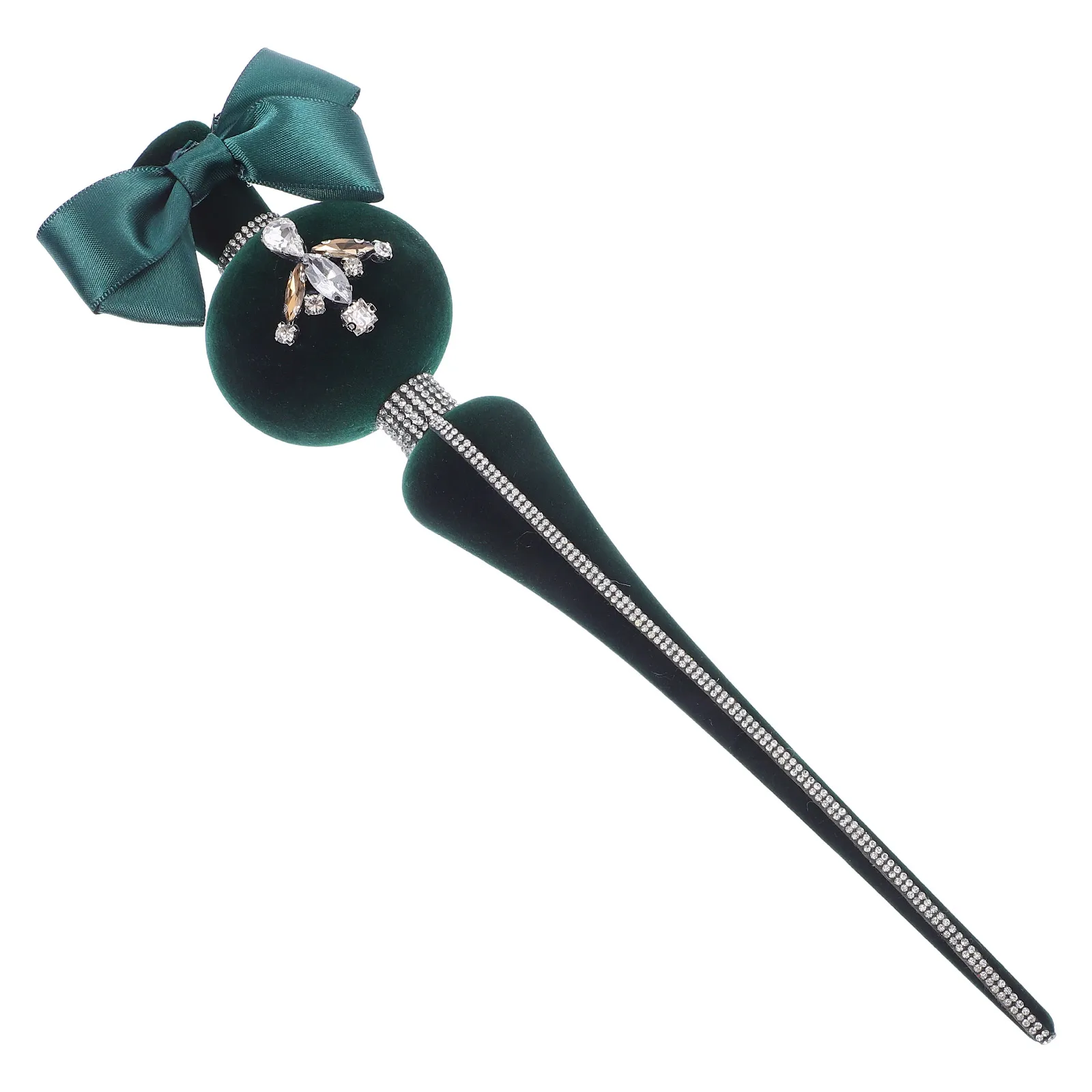 

Christmas Tree Bling Rhinestone Lightweight Flocked Cloth Xmas Party Decor Christmas Tree Rhinestone Topper