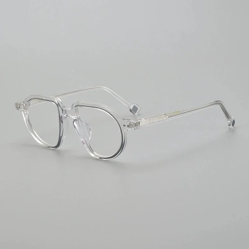 Belight Optical Vintage Square Shape Handmade Colorful Combine Acetate Retro Eyeglasses Frame Prescription Lens G2313