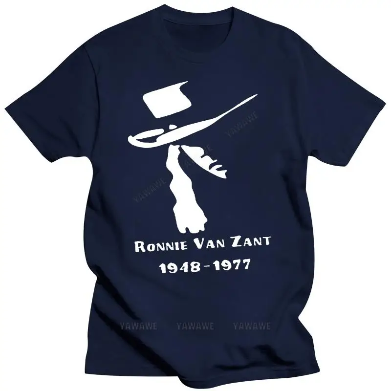 Mens Ronnie Van Zant Fans T-Shirts Men Tee Summer MenS fashion Tee Comfortable t shirt Casual Short Sleeve TEE hot male tees