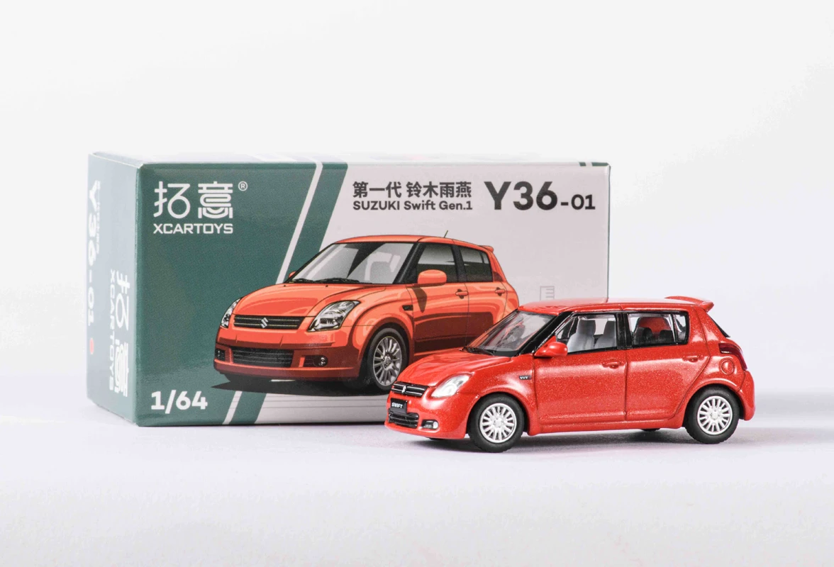 Toyi Suzuki Swift first generation Suzuki Dipper Alloy model 1/64 small scale simulation car model