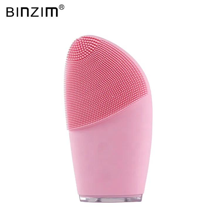 2023 New arrival product usb charging portable silicone cleansing brush soft waterproof deep clean skin to keep skin healthy