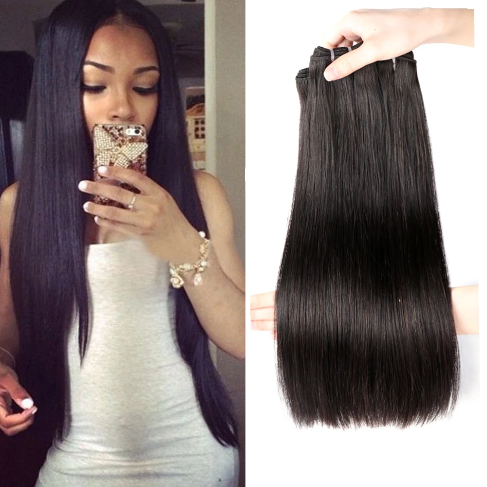 12A Brazilian Remy Straight Hair Bundles High Quality Bone Straight Human Hair 100% Human Hair Bundle for Black Women Extension