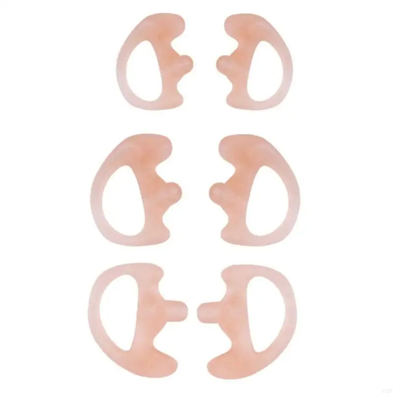 แม่พิมพ์หู Y4QF สำหรับสองทางวิทยุรูหูฟังเสียง / ชุดหูฟังกลวง