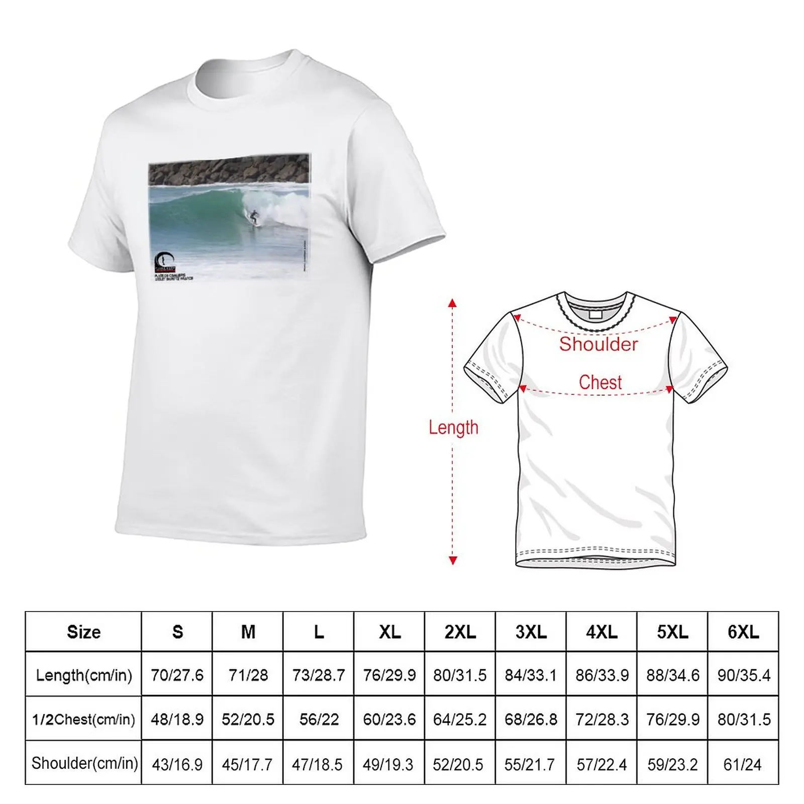 Surf Tee shirt Anglet in France. Tee shirt by Tuska surf T-Shirt summer tops vintage clothes Men's t shirts