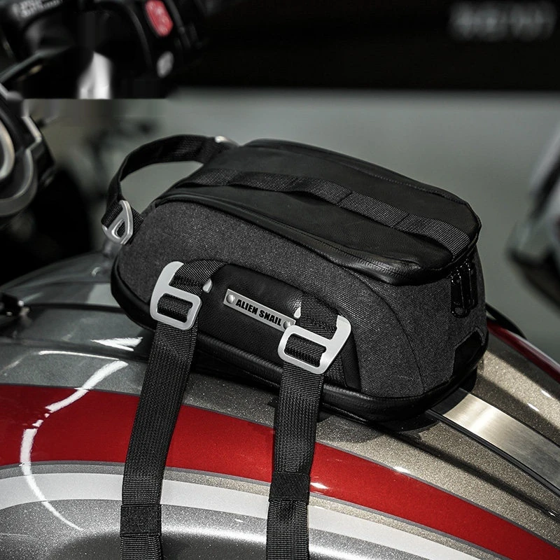 For Motorcycle Retro Waterproof Tank Bag Quick Release Magnetic Phone Navigation No-Drill Accesorios Moto