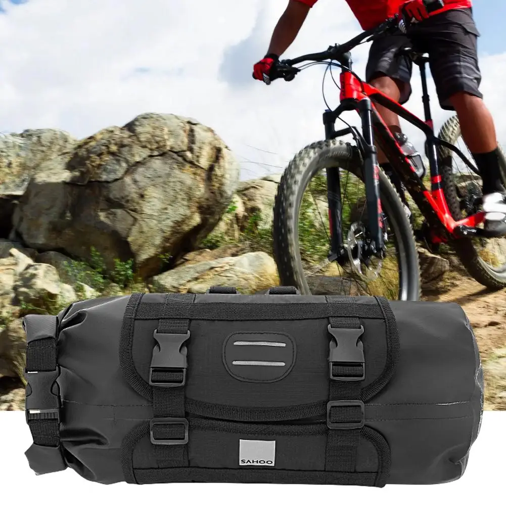 

Fashion Bike Front Bag Dirt Resistant Wearproof Handlebar Pouch Good Toughness Handlebar Pouch