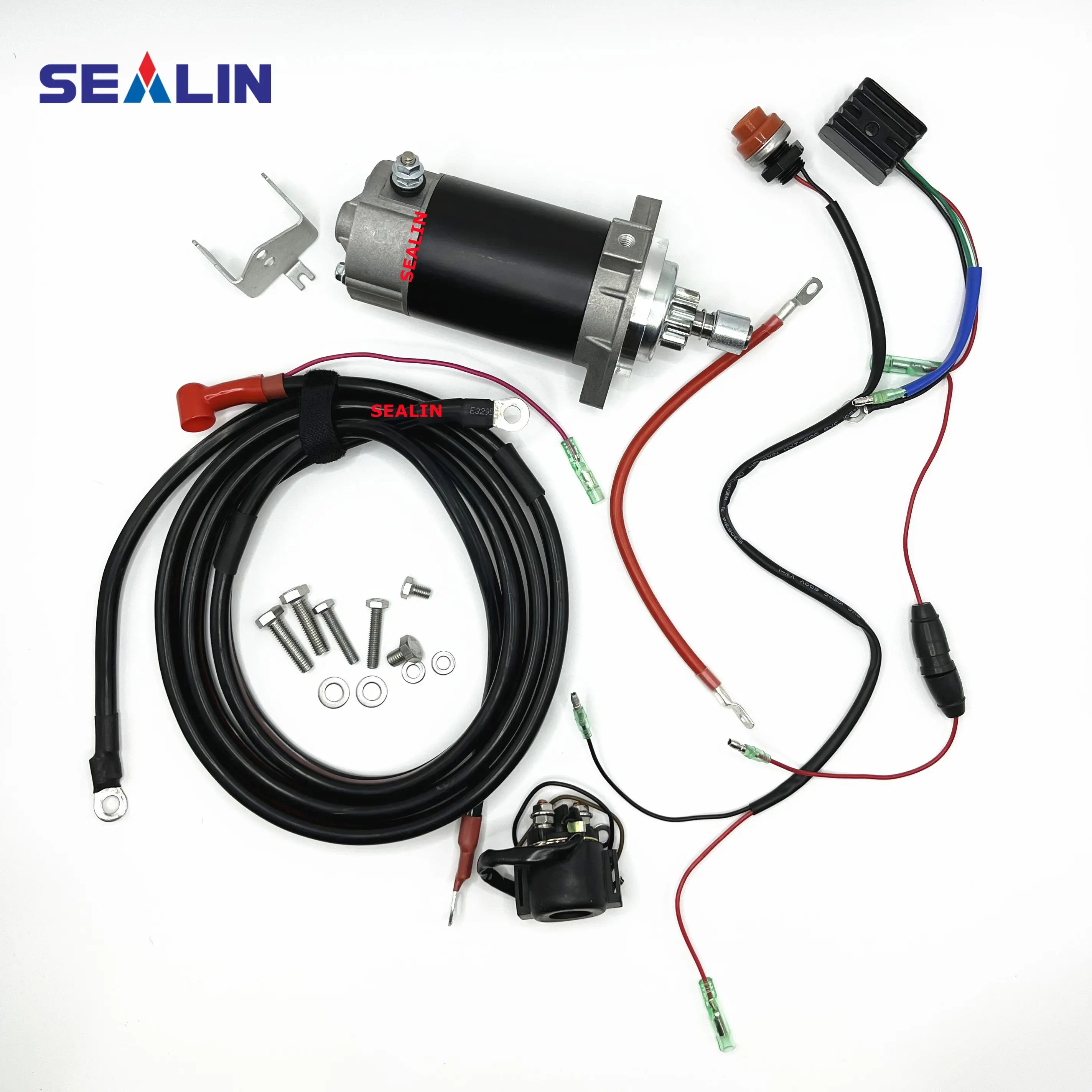 ELECTRIC START CONVERSION KIT FOR MERCURY TOHATSU 15HP 20HP 30HP 4 STROKE OUTBOARD MOTOR