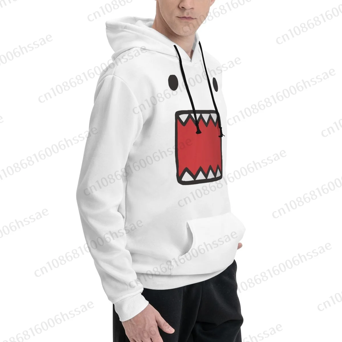 Domo Kun Doll Face Autumn Winter Fashion Hoody Men Woman Hoodies Sweatshirts Plus Fleece Pullover