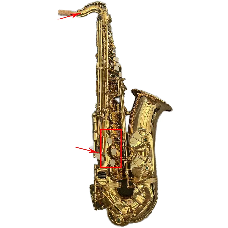OEM Manufacture Yellow Brass Material Alto Saxophone for Kids