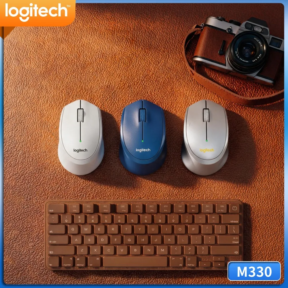 Logitech M330 Silent Wireless Mouse Intuitive Scroll Operation Convenient For Browsing Websites And E Book Reading Task