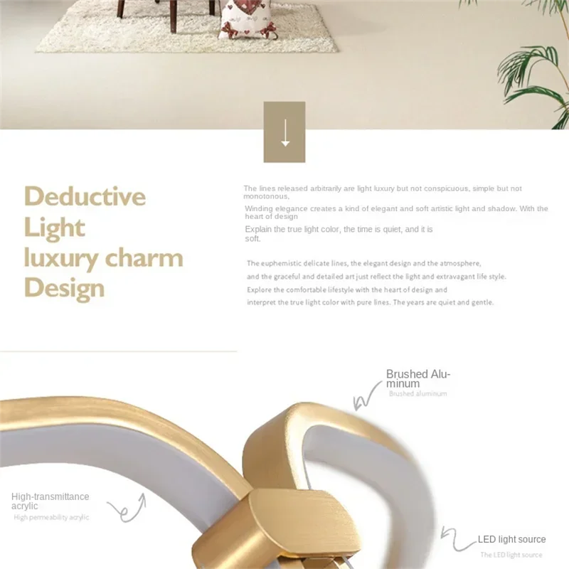 Modern Luxury Living Room, Dining Room,  Creative Bar, Front Desk, Online Red Circle, Designer, Round Art Lamp,Pendant Light