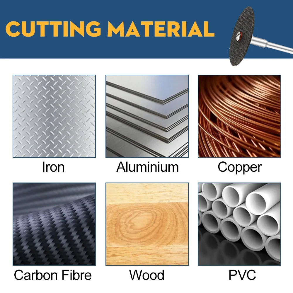 XCAN 30pcs Mini Circular Saw Blade Set Metal Cutting Disc for Dremel Rotary Tools Wood Carving Disc Sanding Grinding Wheel