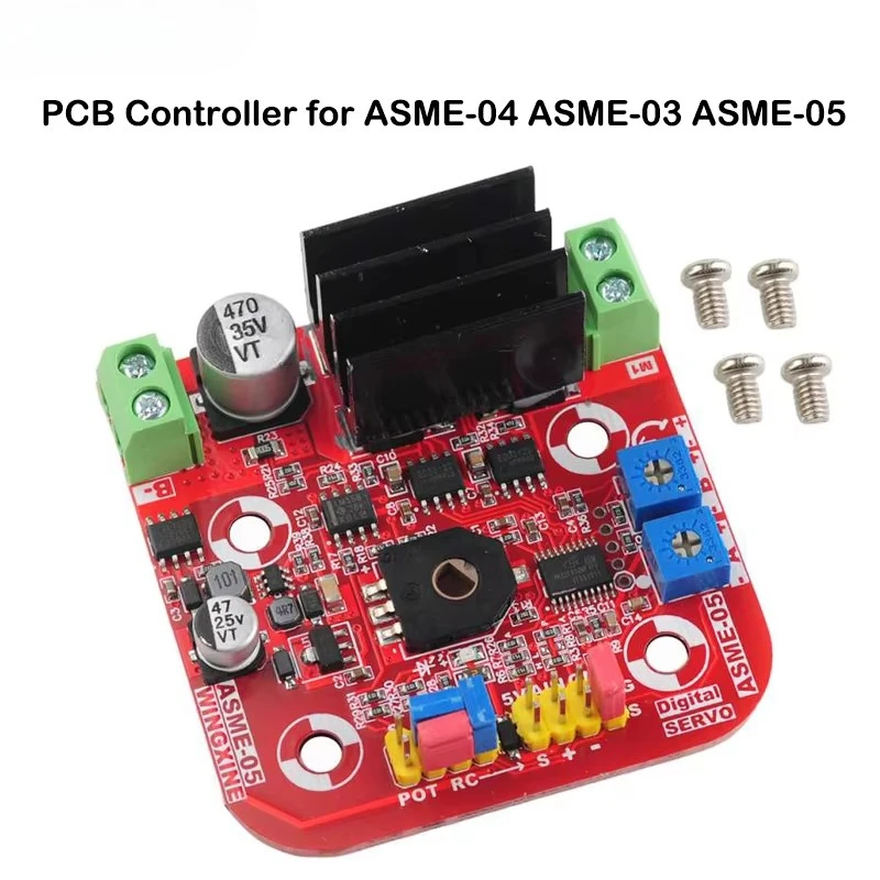 RC Robot Servo met hoog koppel DC12-24V 380kg.cm Stalen tandwiel voor robot Mechanische arm ASME-05B Beugel voor ASMC ASME, PCB-controller