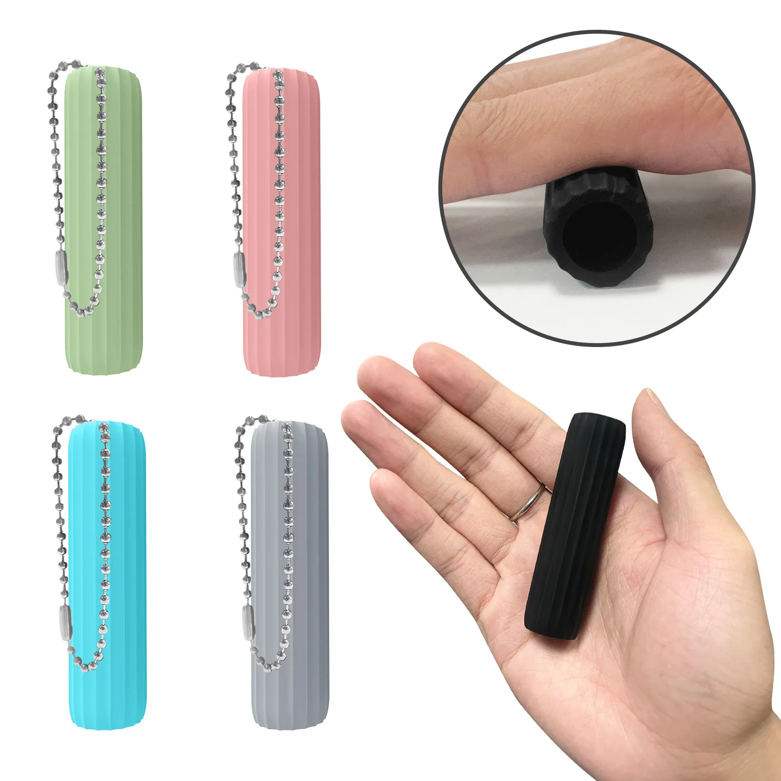 

Новинка, силиконовый ролик для снятия стресса, массаж для ухода за ладонью, волшебный EDC ролик для кончиков пальцев, Haptic Sensory Fidget