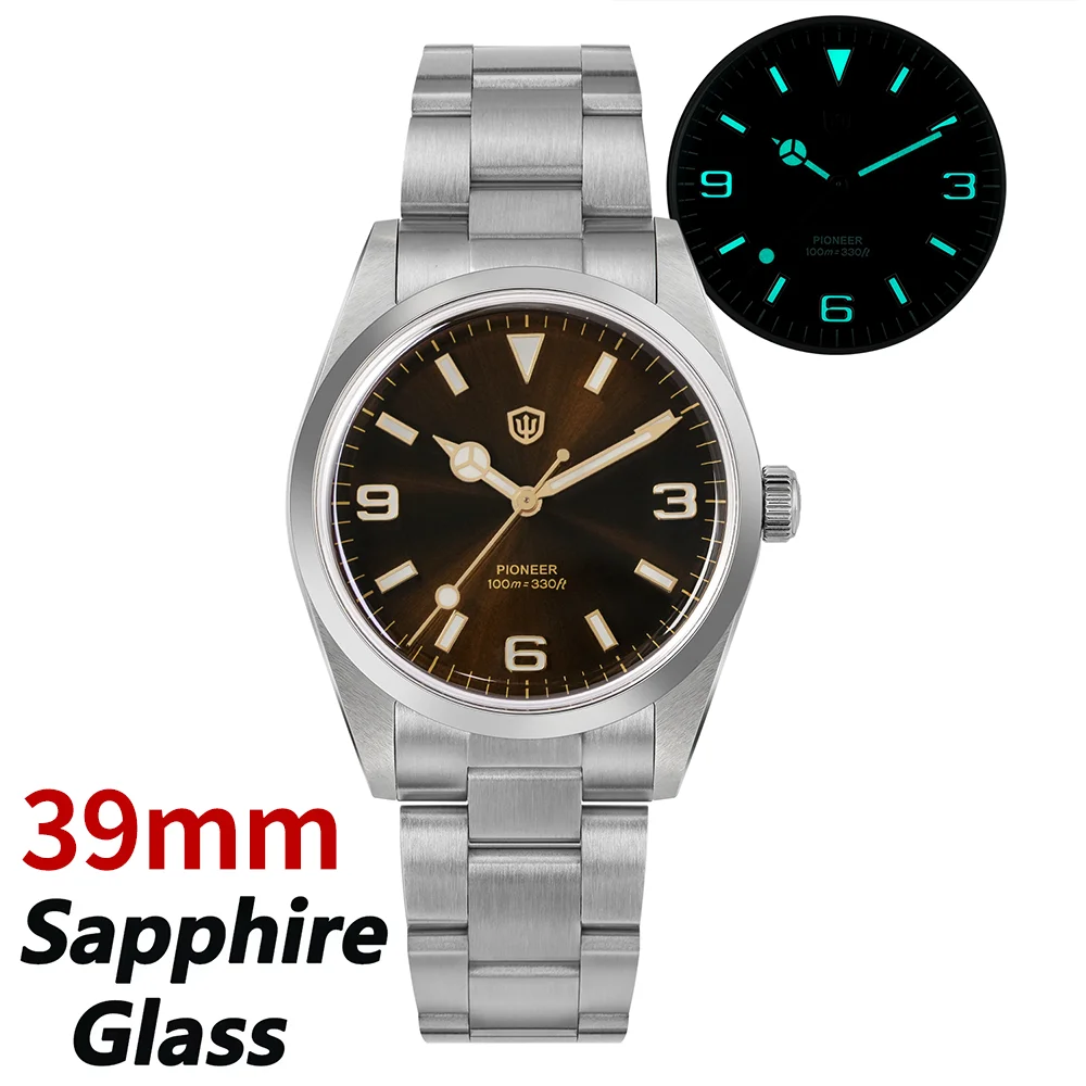 Watchdives WD1016 V3 quartz horloges VH31 Sweep Movemennt K1 saffier 100M waterdicht roestvrijstalen armband Vintage horloge man