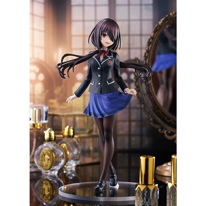 In Stock GSC POP UP PARADE DATE A LIVE Tokisaki Kurumi School Uniforms L Size Ver. 20CM Anime Action Figures Collection Toys