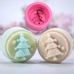 Creative Christmas Tree Silicone Soap Mold Soap Making Kits Handmade Cake Candle Mold Christmas Gifts Craft Supplies Home Decor