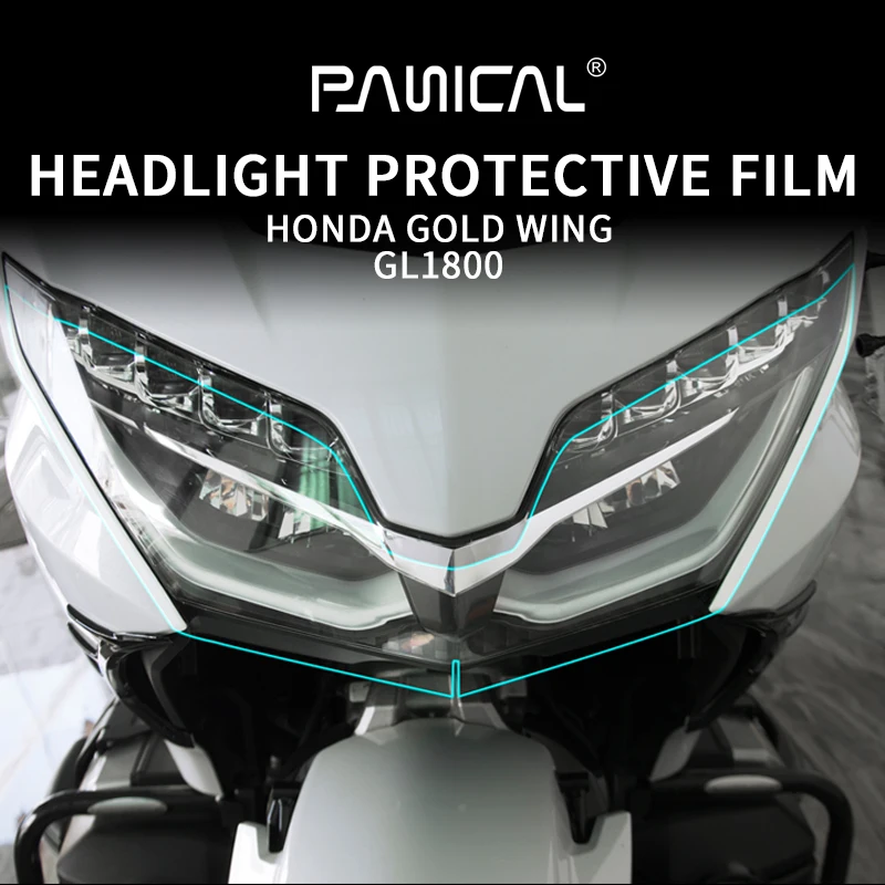 

PANICAL goldwing instrument panel screen protector for Honda Goldwing GL1800 F6B 2018-2025 Headlight glass protective film