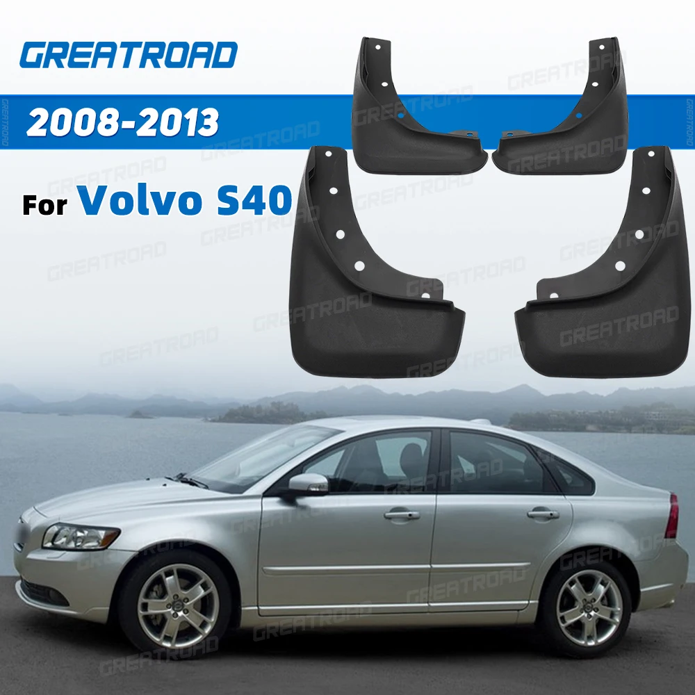 

4 шт., автоматические брызговики, пригодные для VOLVO S40 2008 2009 2010-2011, брызговики, брызговики, аксессуары для брызговиков
