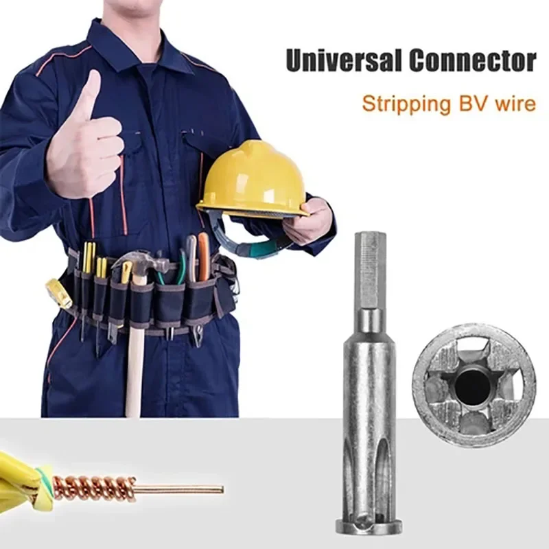 

Cable Connector Terminal Strip Wire Twisting Tool Stripper Line for Power Drill Drivers
