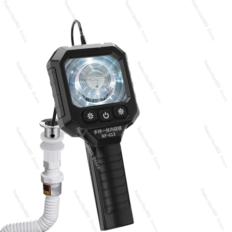 High definition industrial grade endoscope pipe camera can turn detection car maintenance sewer dredging visual probe