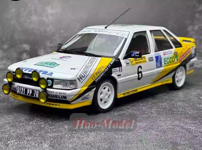 Solido 1/18 For RENAULT R21 TURBO GR.A Racing Alloy Diecast Model Car Simulation Toy Boys Birthday Gift Hobby Display Ornaments