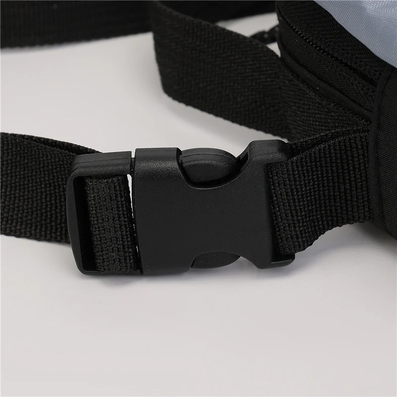 Waterproof Nylon Crossbody Sling Bag - Outdoor Travel Pouch with Dedicated Water Bottle Pocket