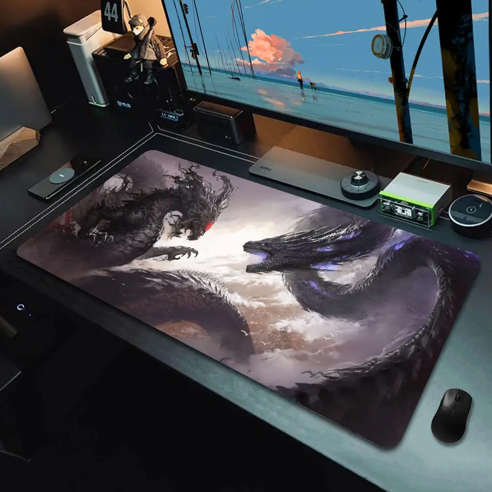 

Mouse Pad Dragon War Laptop Computer Home Game Keyboard Mouse pad Japan Anime Non Slip pad Mouse Large Desk Rubber Table Pads