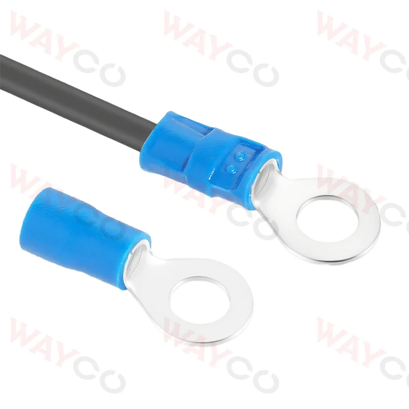 50PCS Ring Crimp Terminal M4/M5/M6 Round Plugs Pre-insulated Ferrules Lugs For Splice Electricals Cable Wire End Connectors