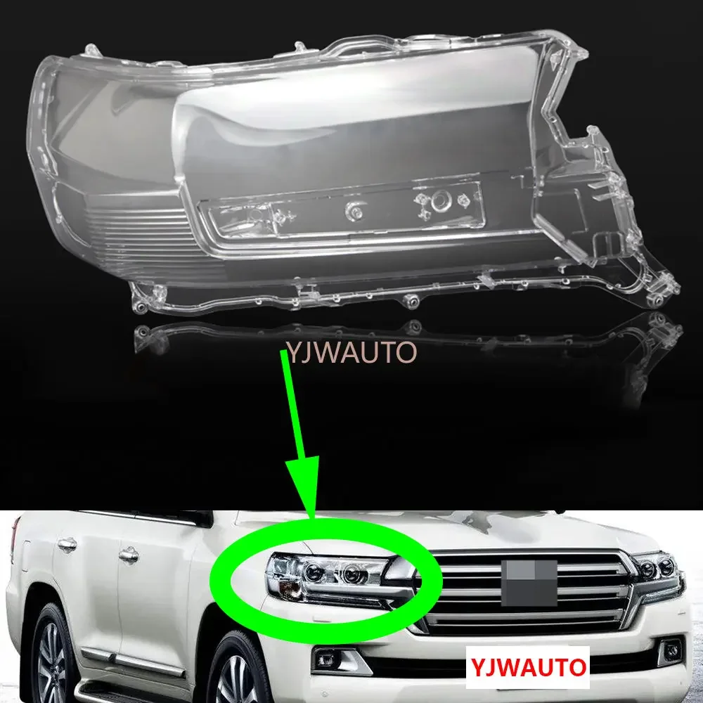 

Для Toyota Land Cruiser 2016 2017 2018, автомобильная фара, линза, крышка фары, замена переднего абажура, стекло, авто корпус