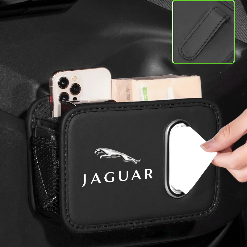 

New Car Door Multi Purpose Storage Box Interior Accessories For Jaguar F-Pace XKR XEL XFL S F XK XJL E-Pace I-Pace S-Type X-Type