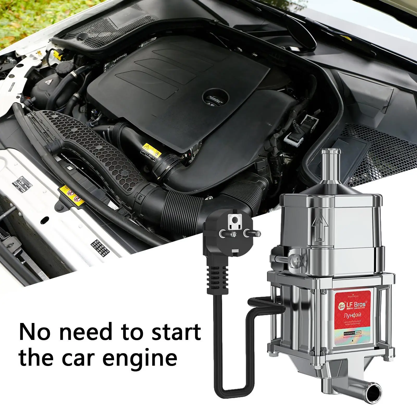 1500W/2000W/3000W Pre-start Engine Coolant Heater Preheater With Pump Car Heating Preheating Air Parking Heater Fast Heating