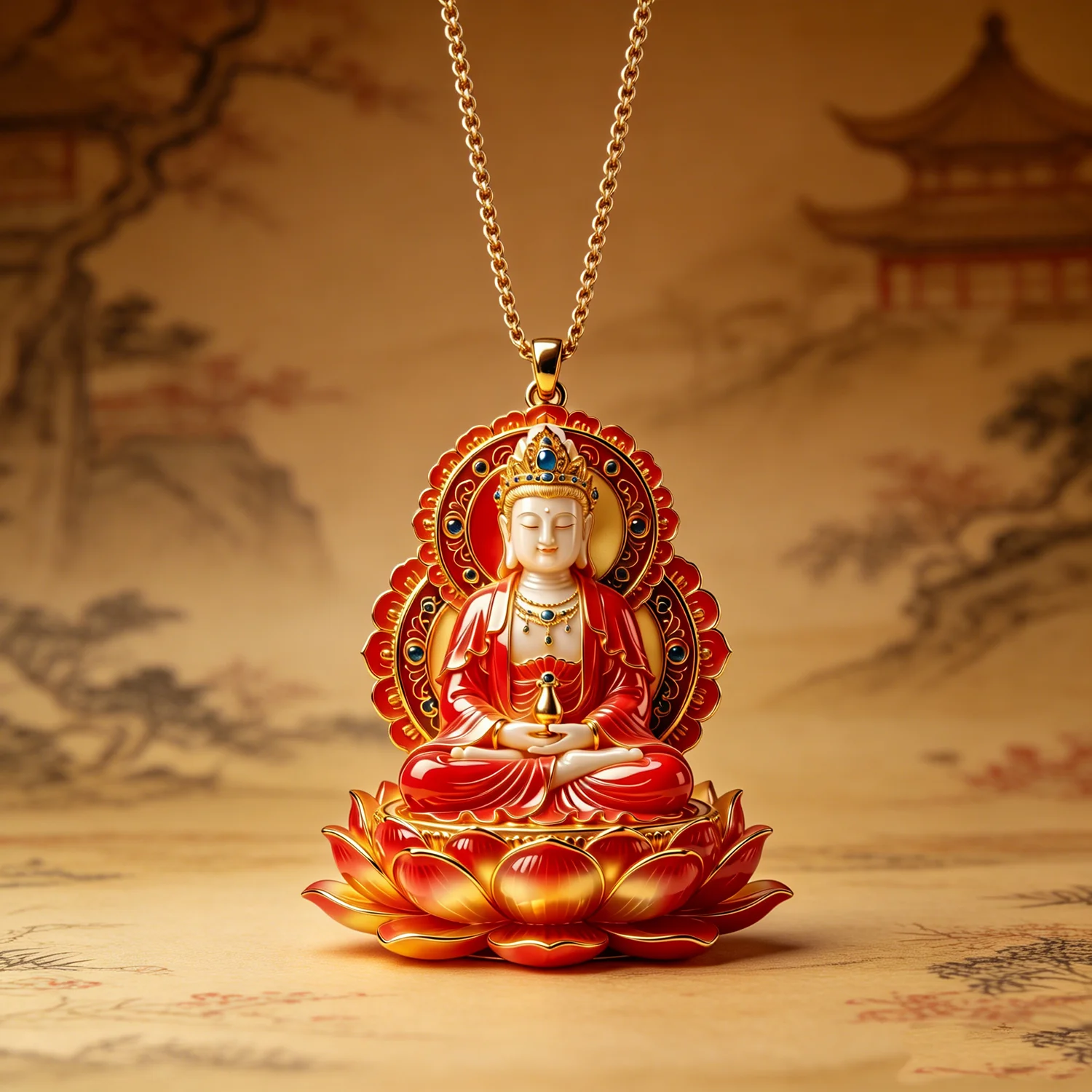 3D Embossed Guanyin Bodhisattv - огляд і ціна 3D Printing Jewellery